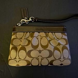 Signature Coach wristlet